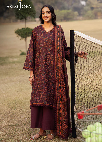 Asim Jofa Printed Lawn Suits Unstitched 3 Piece AJUBJ-28