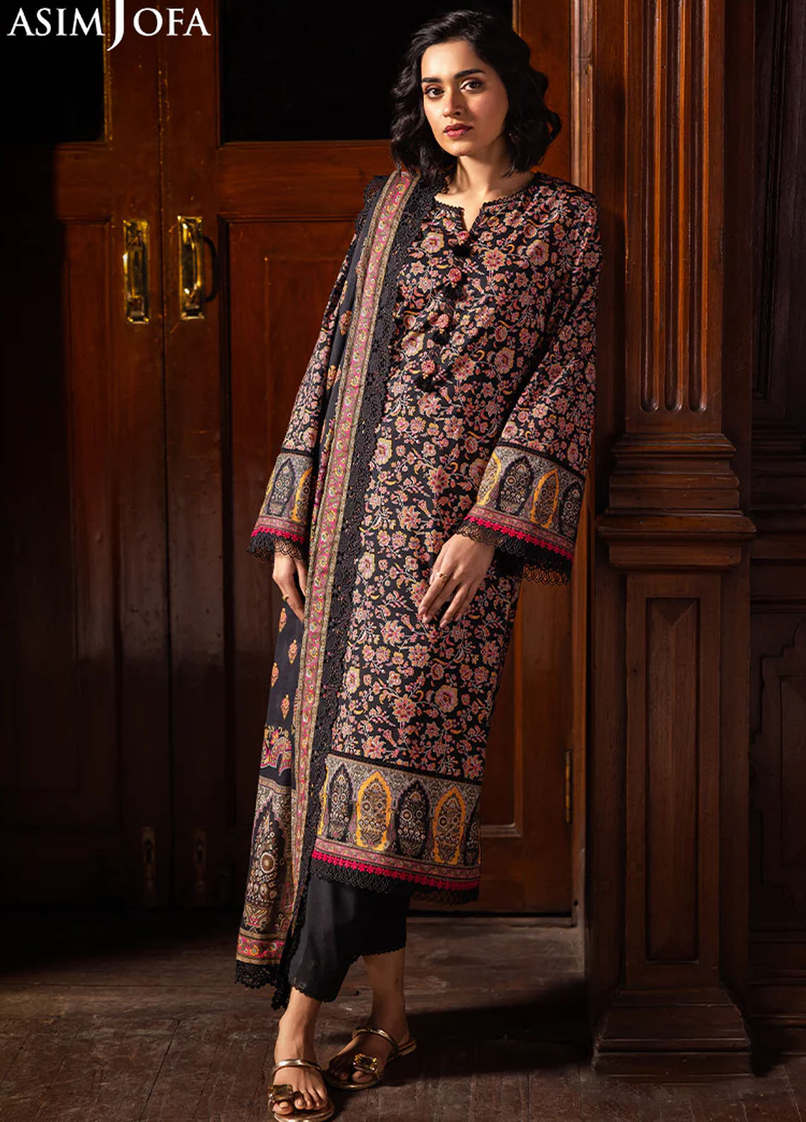 Asim Jofa Printed Lawn Suits Unstitched 3 Piece AJUBJ-45