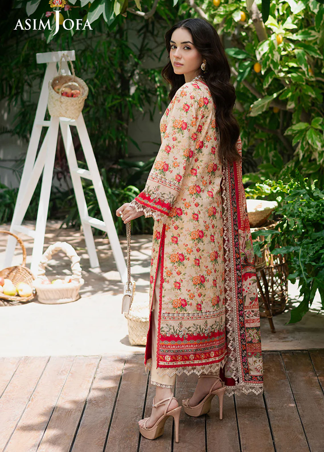 Asim Jofa Printed Lawn Suits Unstitched 3 Piece AJUUB-31