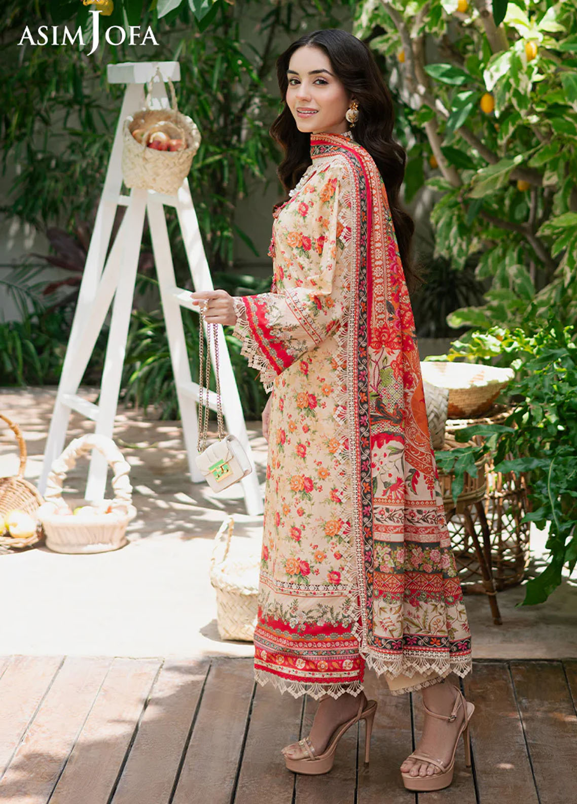 Asim Jofa Printed Lawn Suits Unstitched 3 Piece AJUUB-31