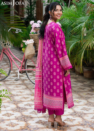 Asim Jofa Printed Lawn Suits Unstitched 3 Piece AJUUB-33