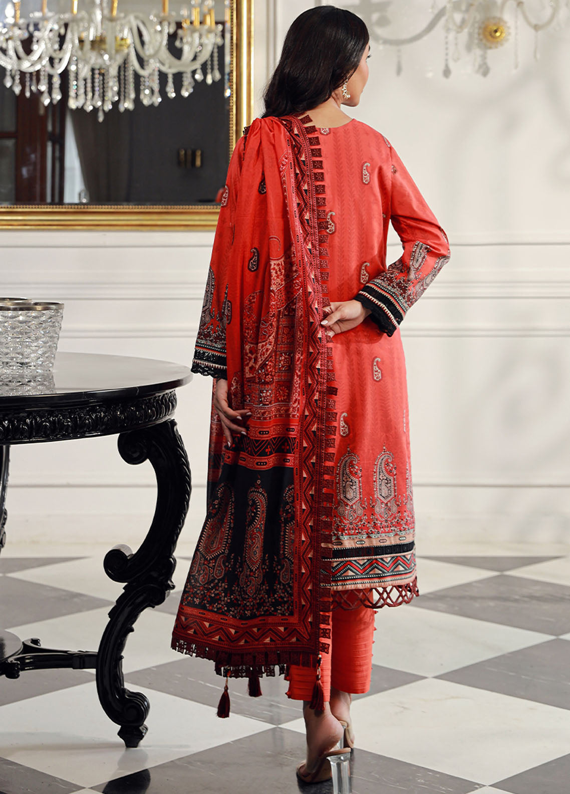 Prints by Asim Jofa Unstitched Collection 2024 AJUN-04