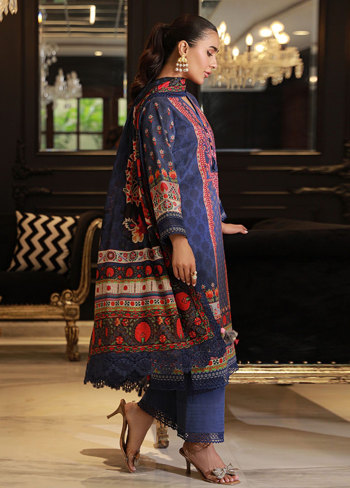 Prints by Asim Jofa Unstitched Collection 2024 AJUN-07