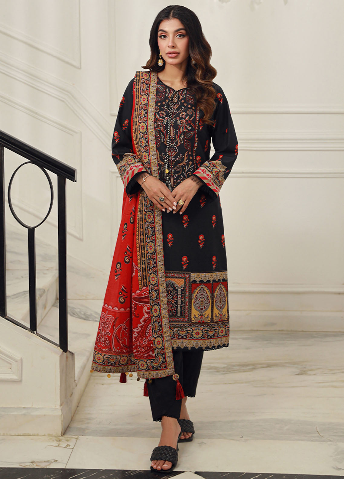 Prints by Asim Jofa Unstitched Collection 2024 AJUN-12