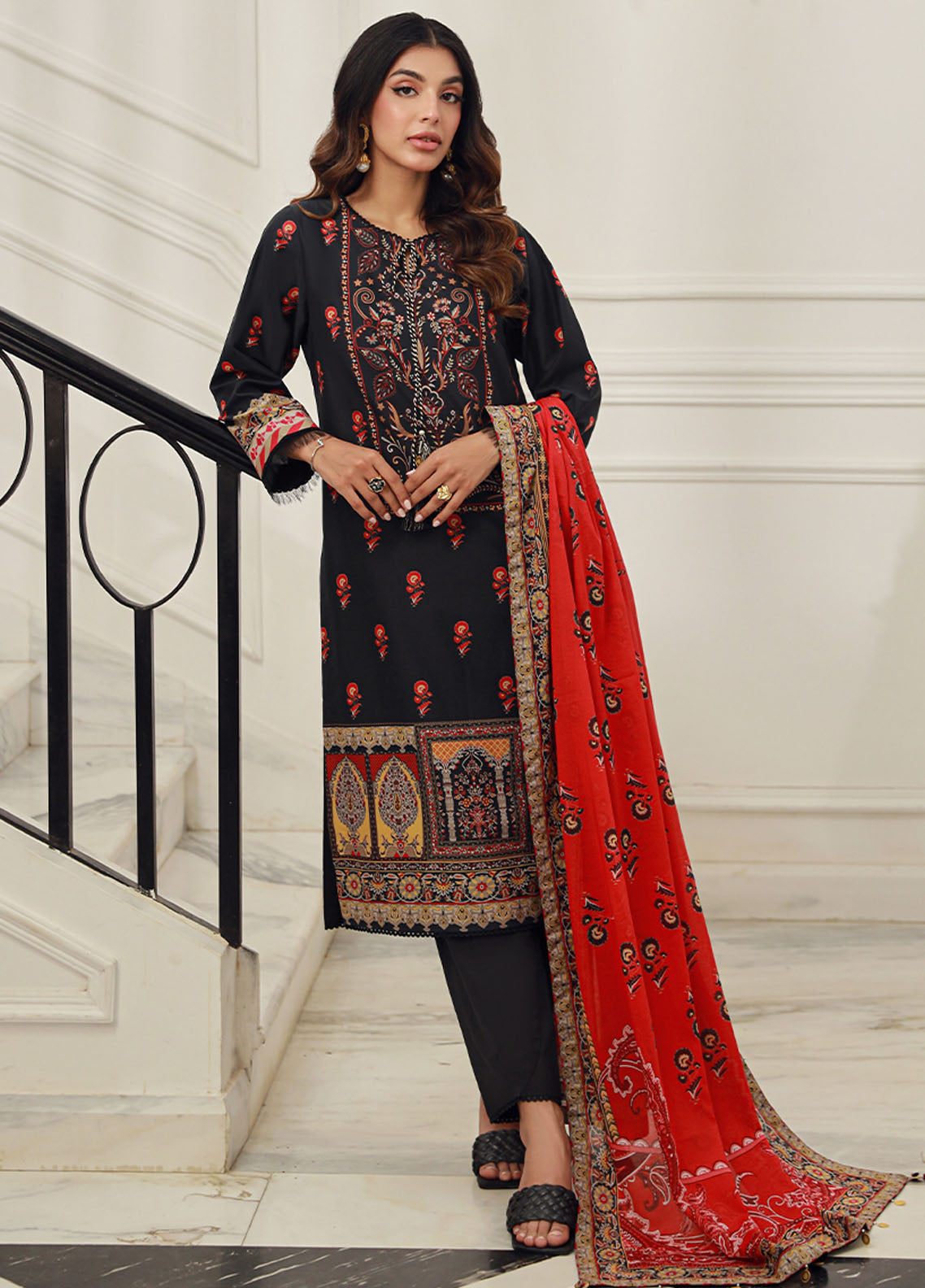 Prints by Asim Jofa Unstitched Collection 2024 AJUN-12