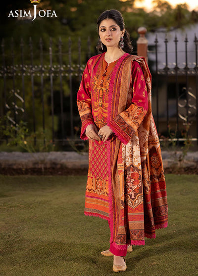 Asim Jofa Unstitched Winter Collection 2024 AJUW-63-UNS