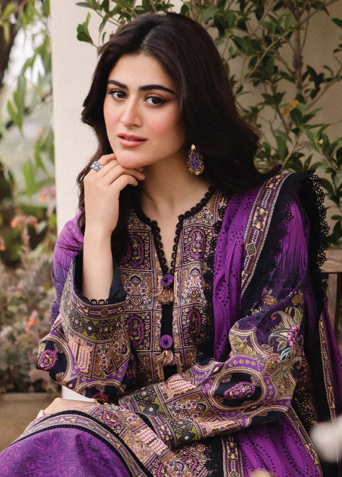 Asim Jofa Prints Unstitched Collection 2024 AJBU-07