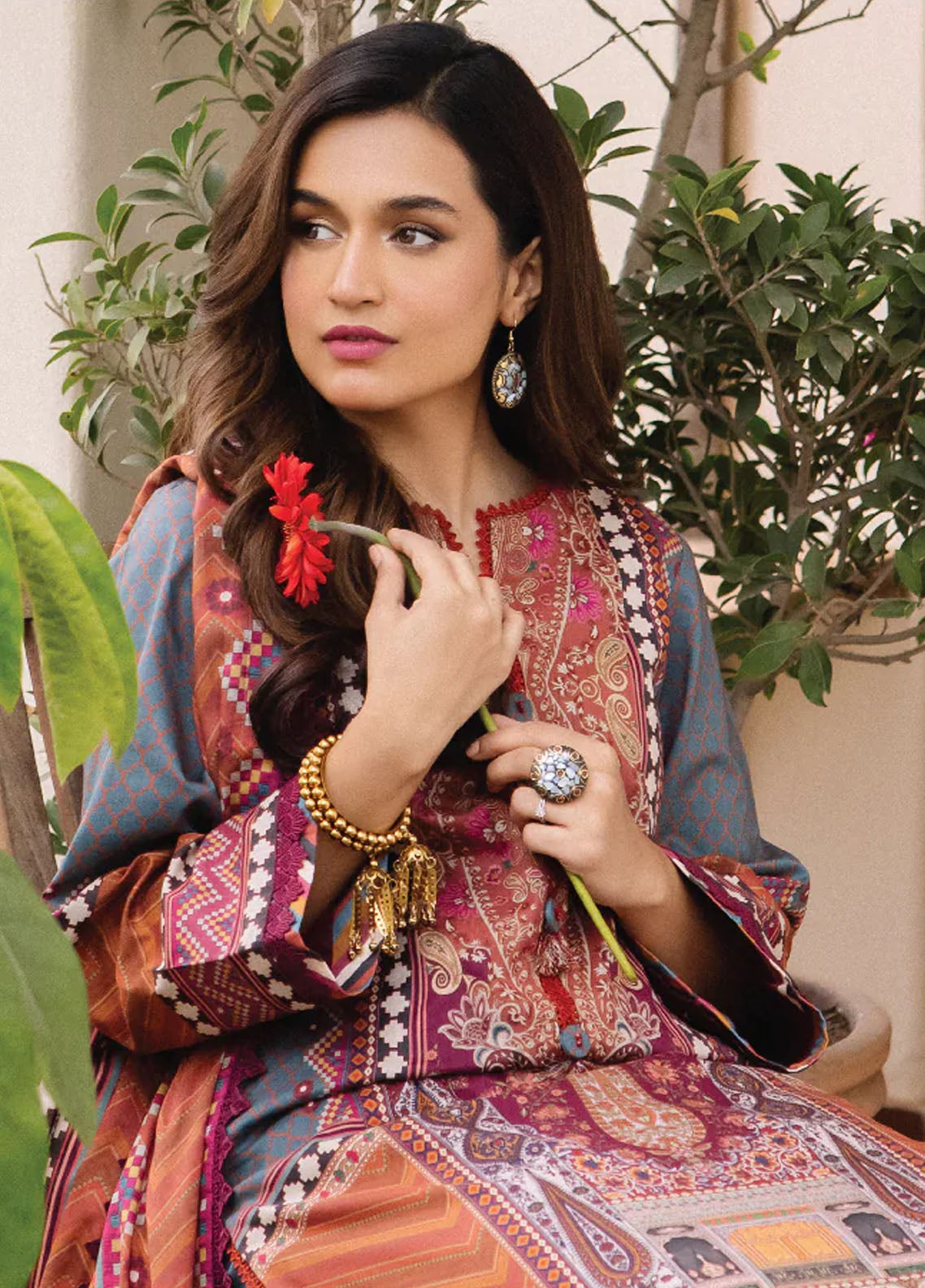 Asim Jofa Prints Unstitched Collection 2024 AJBU-10