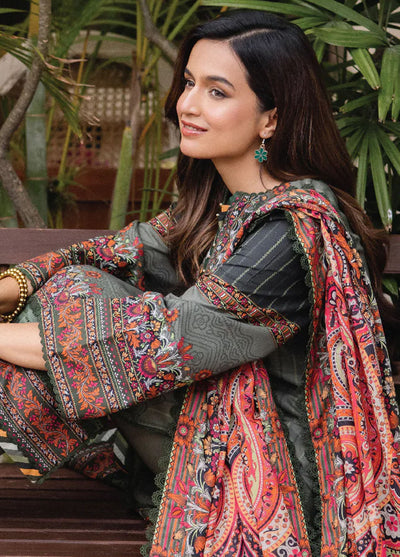 Asim Jofa Prints Unstitched Collection 2024 AJBU-12