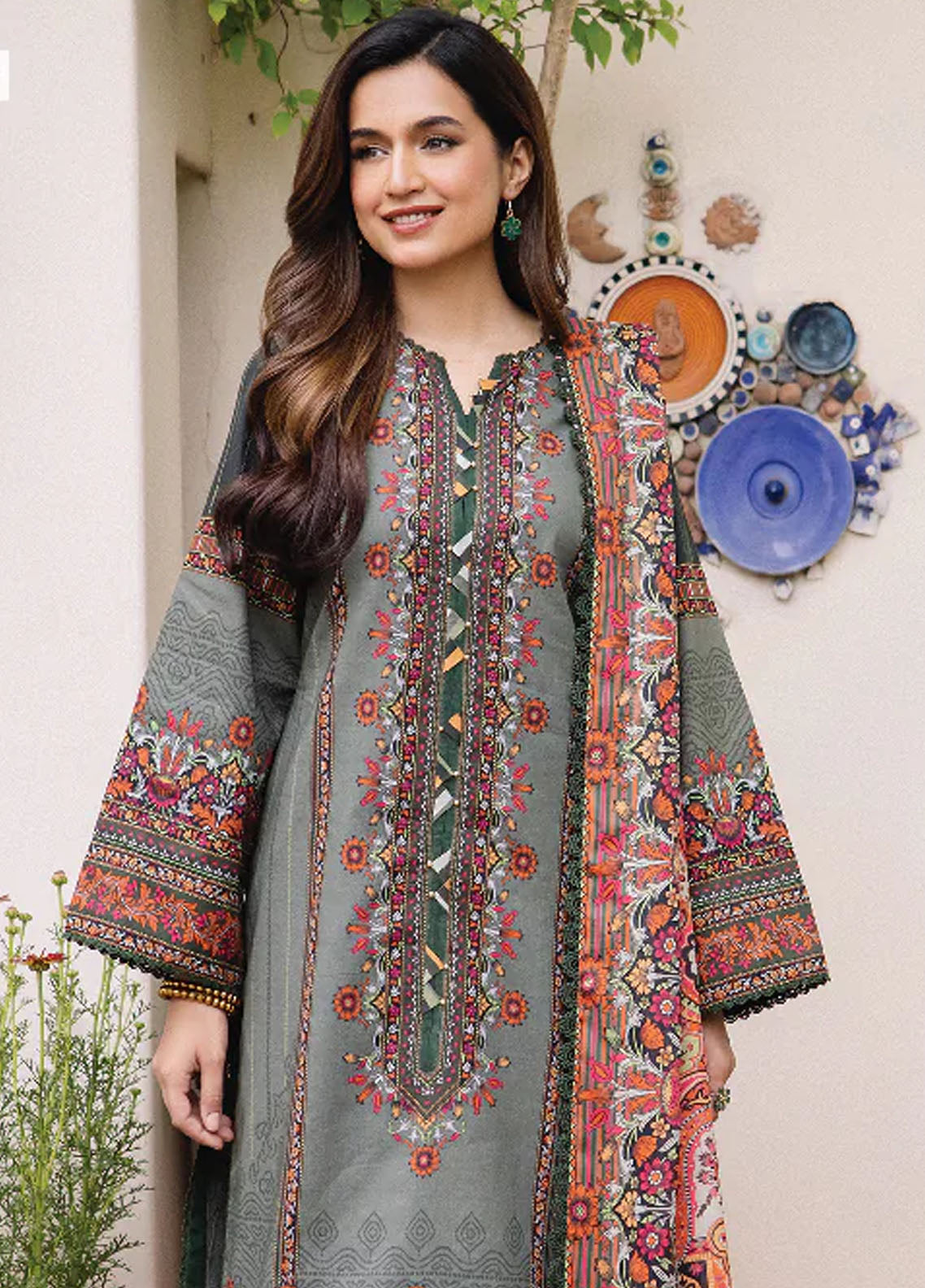 Asim Jofa Prints Unstitched Collection 2024 AJBU-12