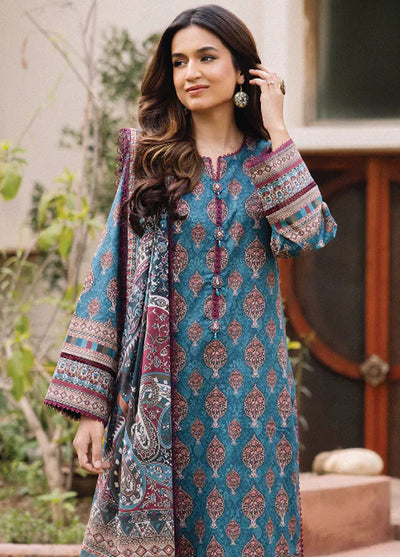 Asim Jofa Prints Unstitched Collection 2024 AJBU-14