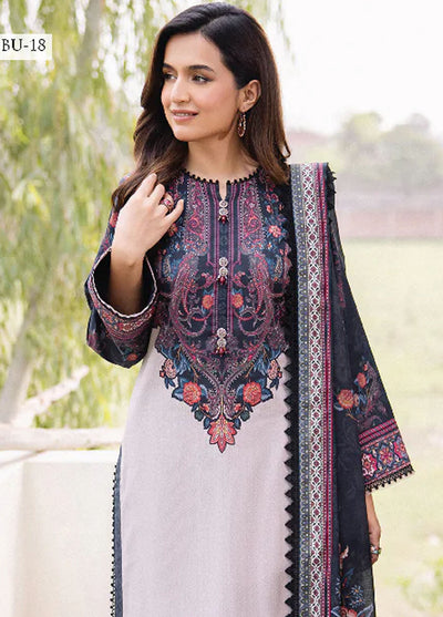 Asim Jofa Prints Unstitched Collection 2024 AJBU-18