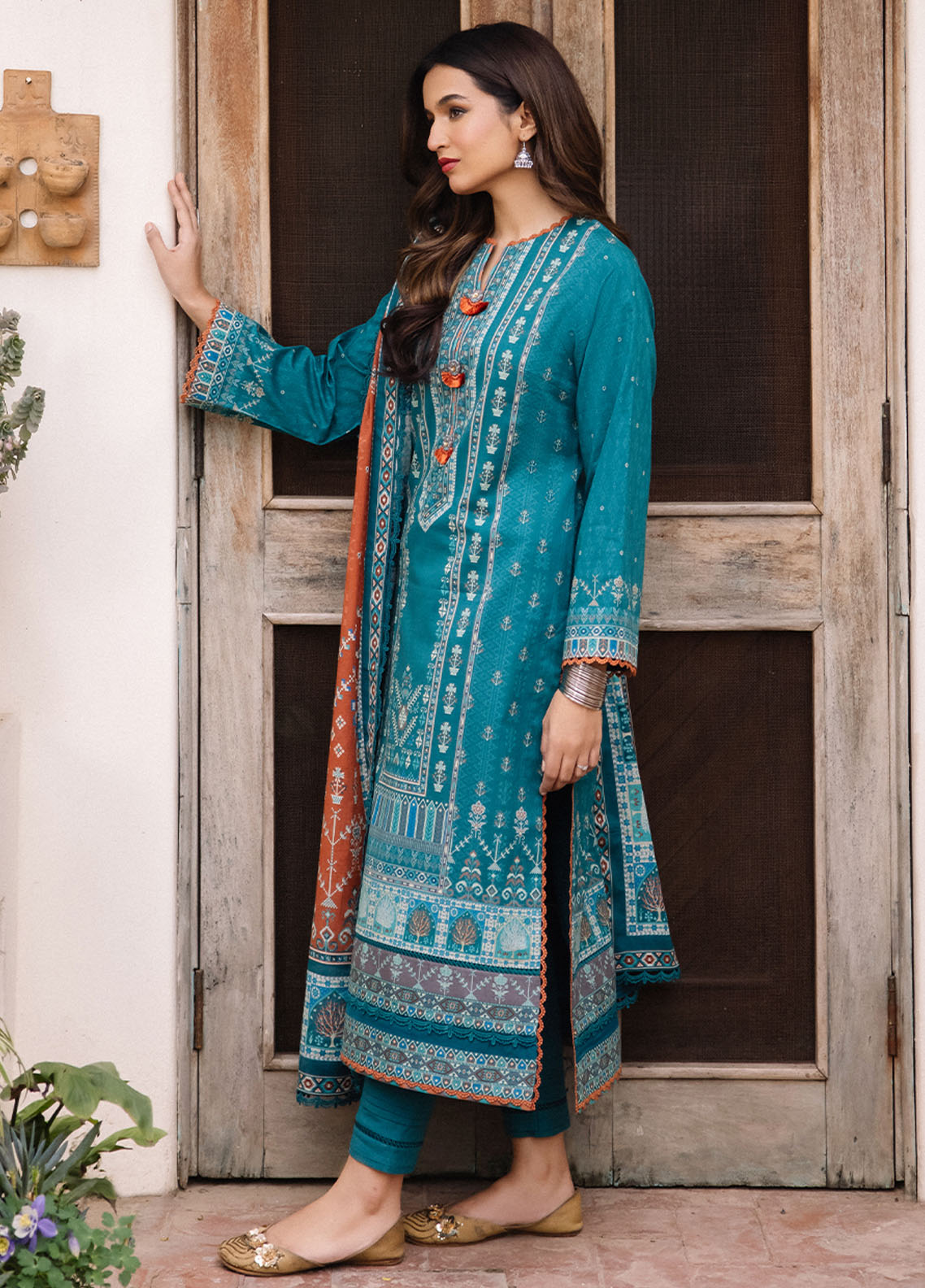 Asim Jofa Prints Unstitched Collection 2024 AJBU-19