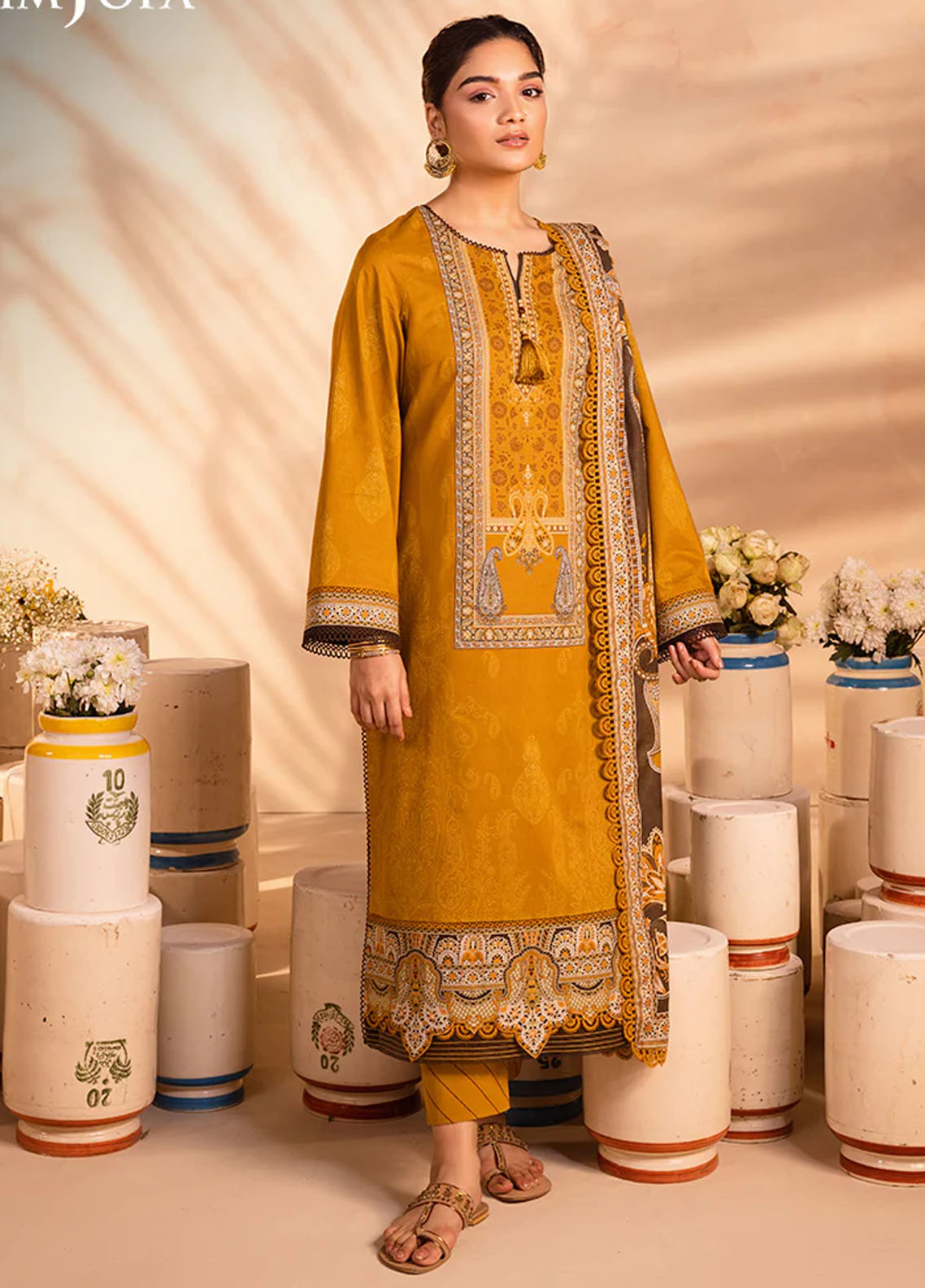 Asim Jofa Unstitched Prints Collection 2024 AJUB-06