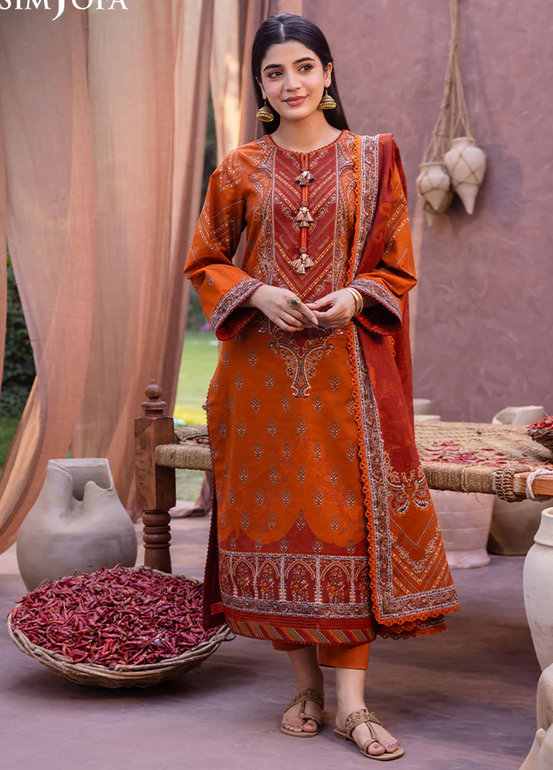 Asim Jofa Unstitched Prints Collection 2024 AJUB-07