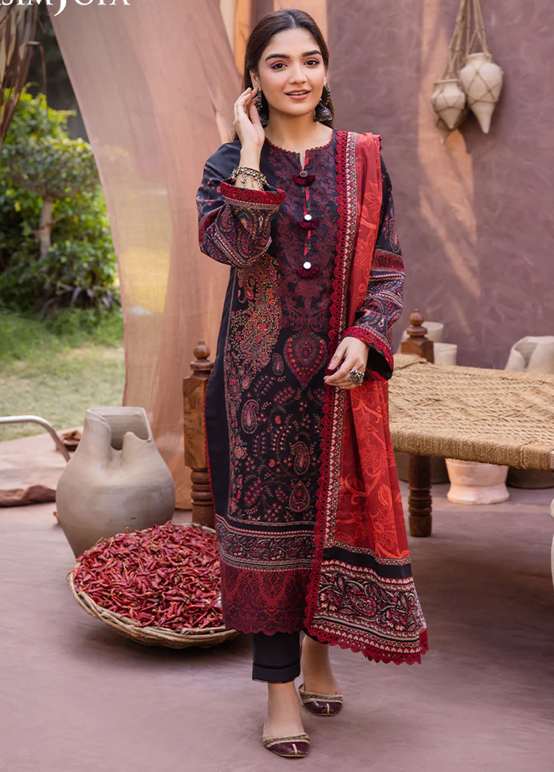 Asim Jofa Unstitched Prints Collection 2024 AJUB-12