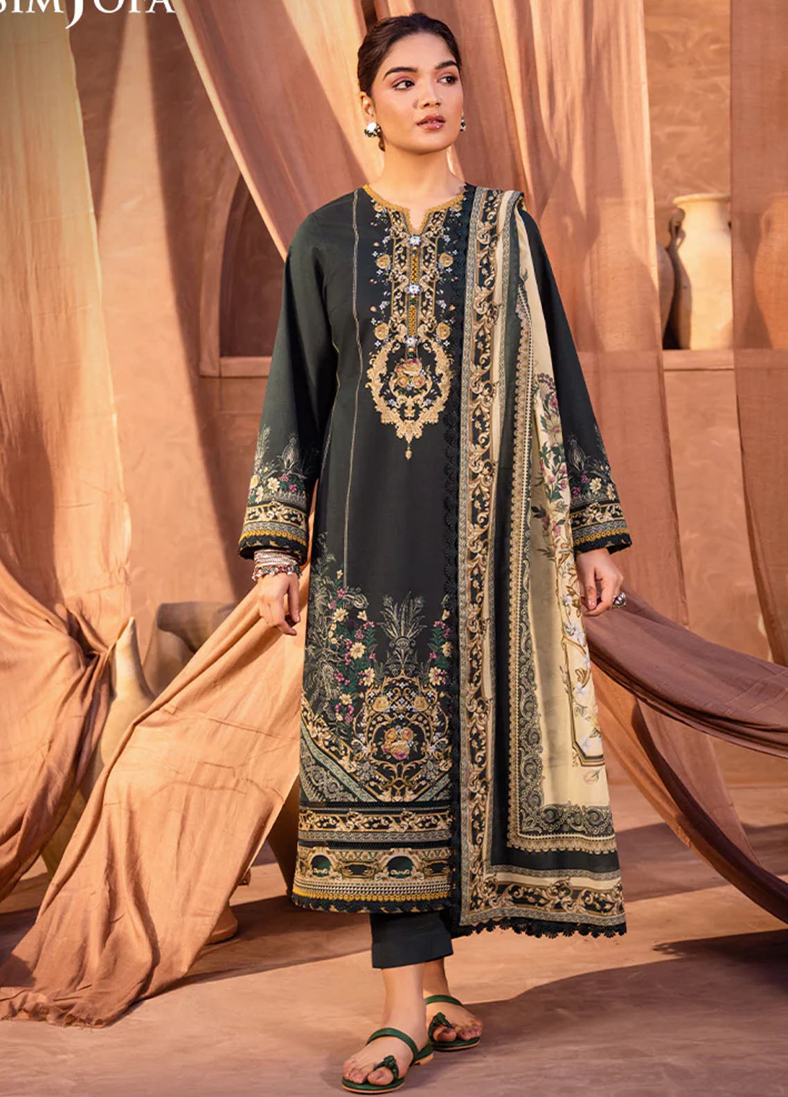 Asim Jofa Unstitched Prints Collection 2024 AJUB-13