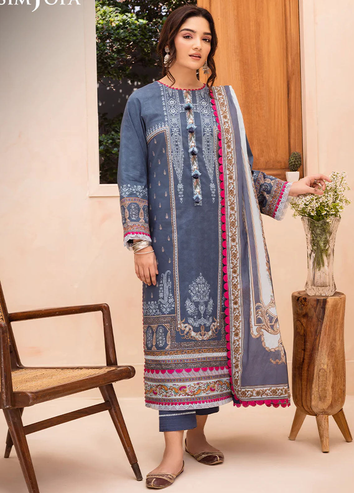 Asim Jofa Unstitched Prints Collection 2024 AJUB-14