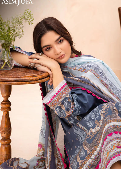 Asim Jofa Unstitched Prints Collection 2024 AJUB-14