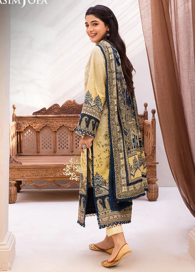 Asim Jofa Unstitched Prints Collection 2024 AJUB-15