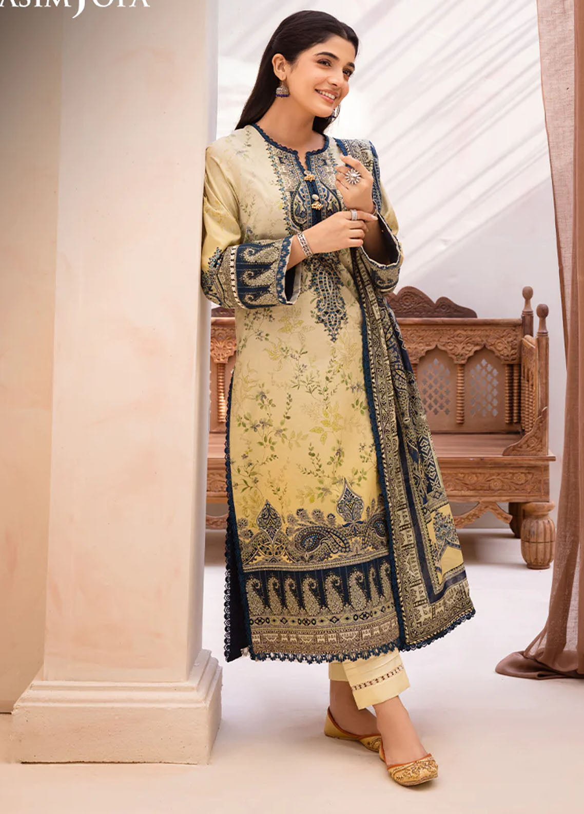 Asim Jofa Unstitched Prints Collection 2024 AJUB-15