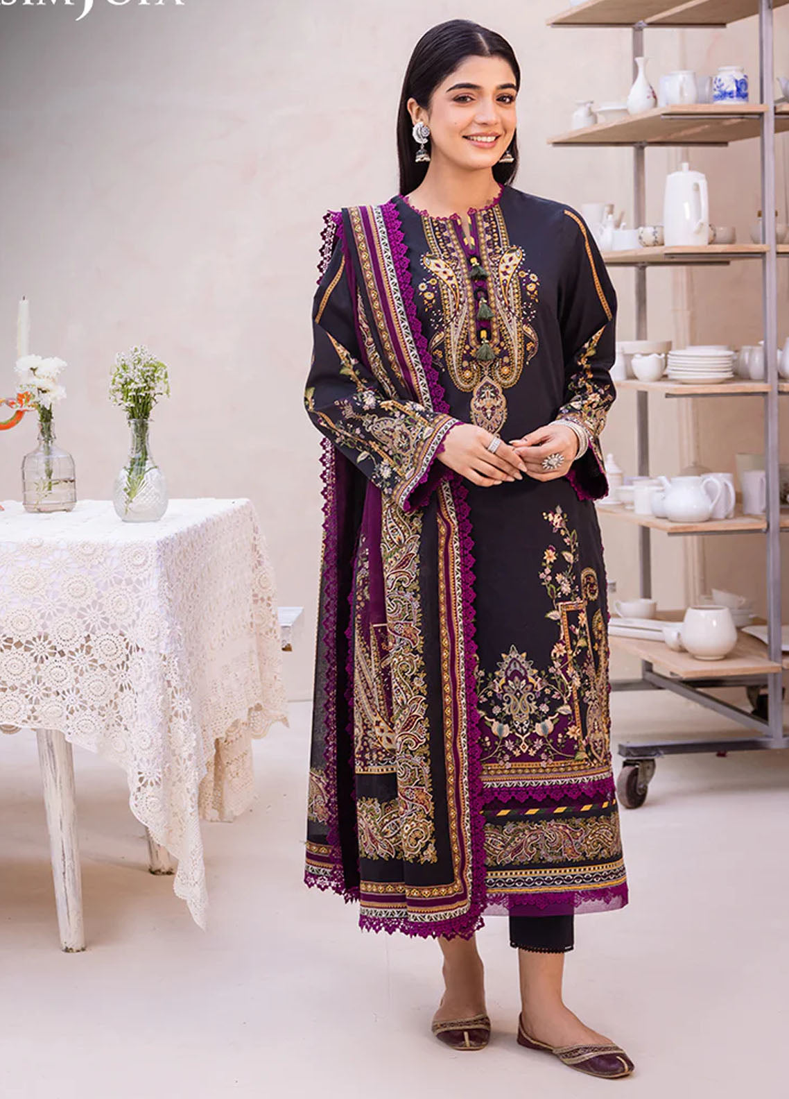 Asim Jofa Unstitched Prints Collection 2024 AJUB-17