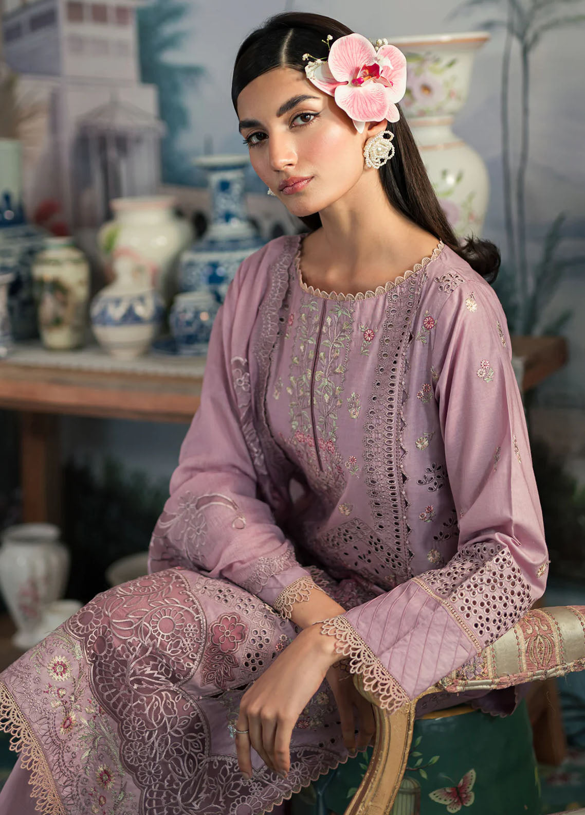 Ayra By Emaan Adeel Luxury Lawn Collection 2024 AR-03