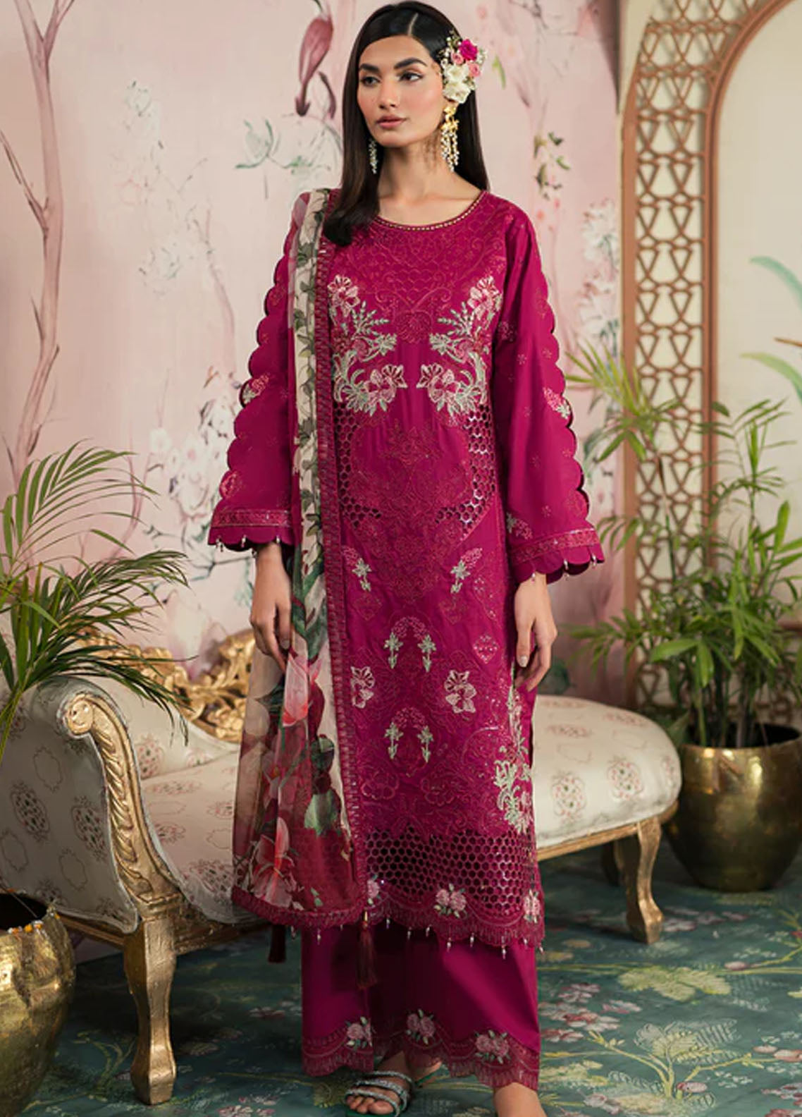 Ayra By Emaan Adeel Luxury Lawn Collection 2024 AR-04