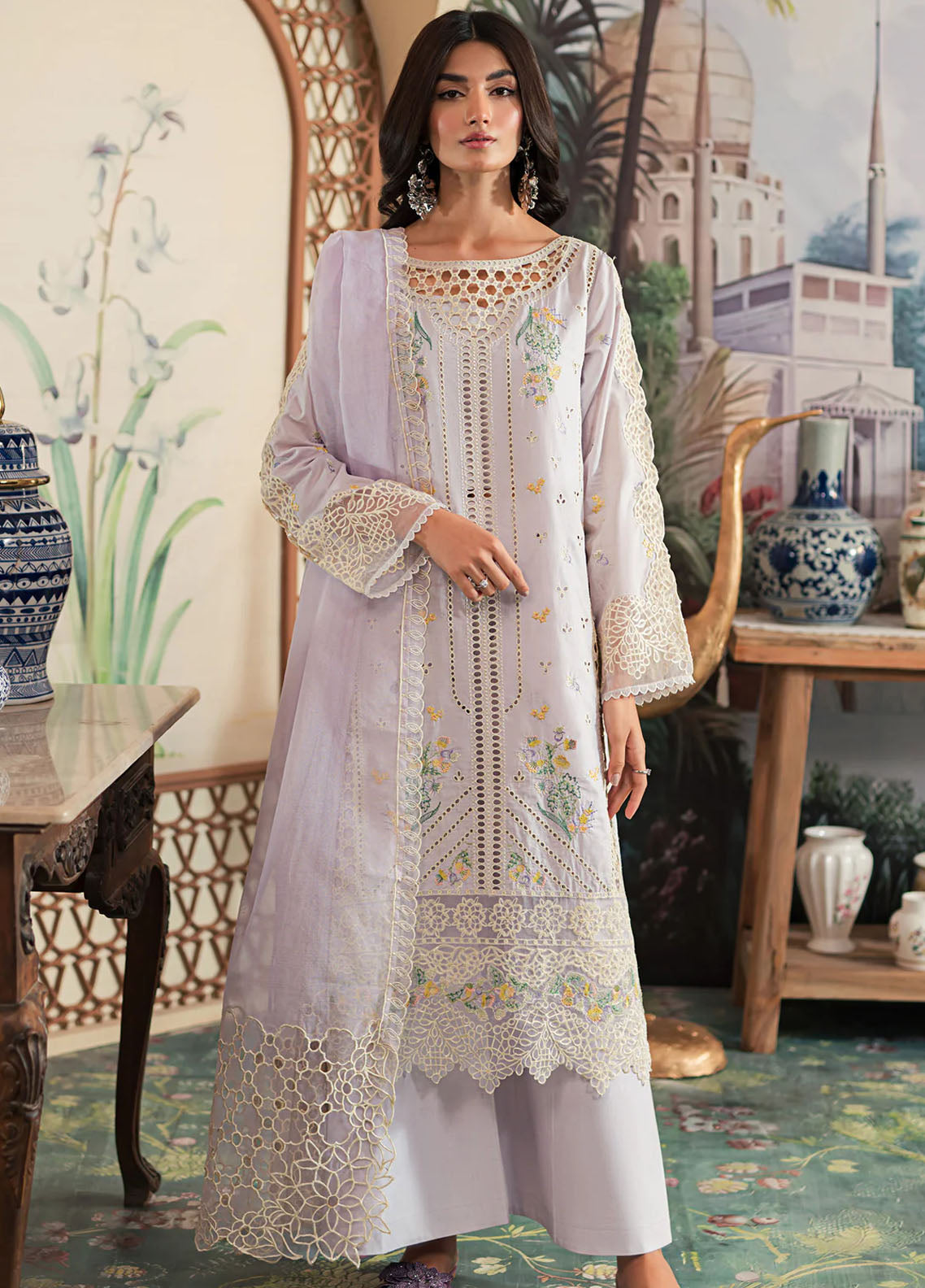 Ayra By Emaan Adeel Luxury Lawn Collection 2024 AR-10