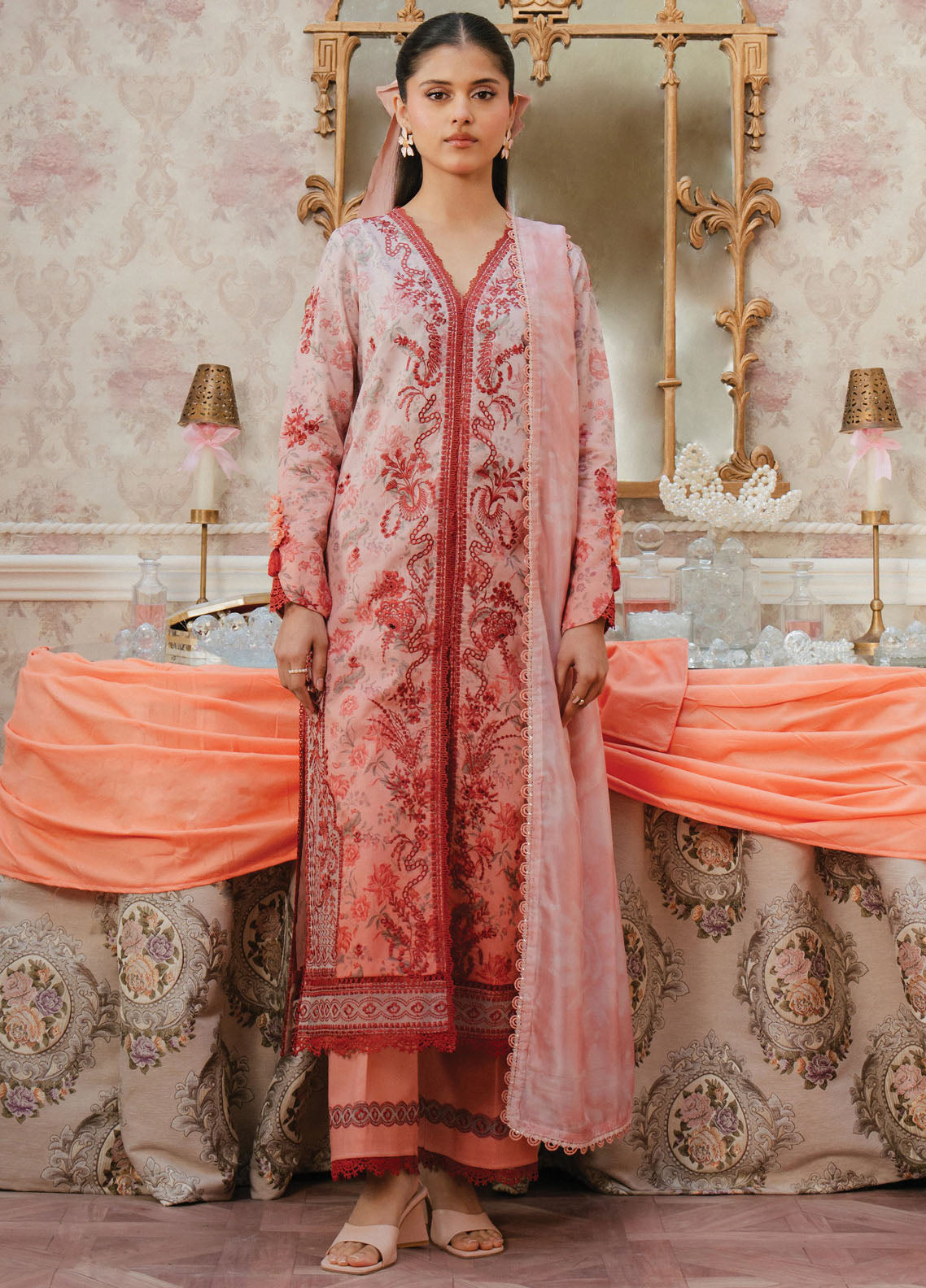 Ayzel by Afrozeh Armelia Printed Lawn Collection 2025 D-02 Ayla