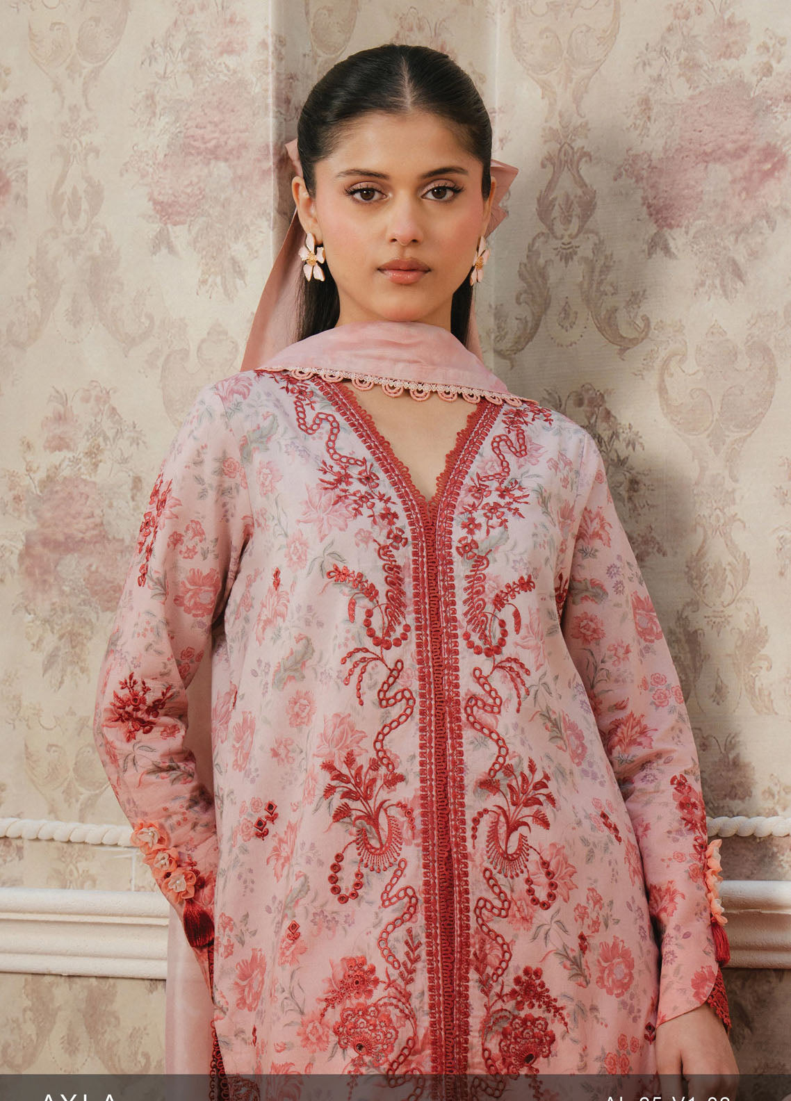 Ayzel by Afrozeh Armelia Printed Lawn Collection 2025 D-02 Ayla