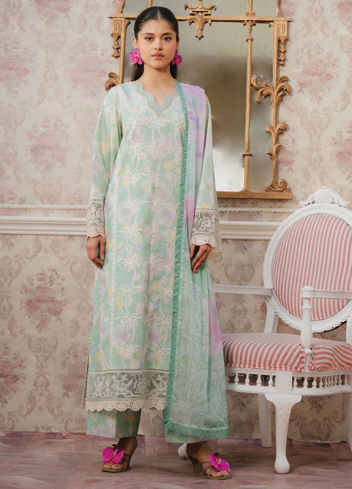 Ayzel by Afrozeh Armelia Printed Lawn Collection 2025 D-03 Liora