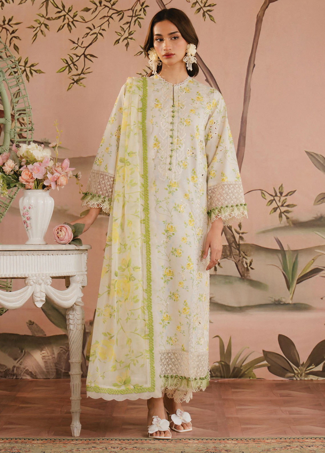 Ayzel by Afrozeh Armelia Printed Lawn Collection 2025 D-06 Cyrilla