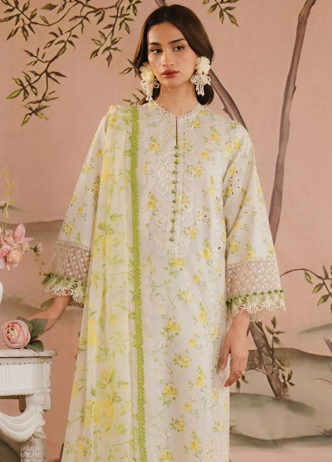 Ayzel by Afrozeh Armelia Printed Lawn Collection 2025 D-06 Cyrilla