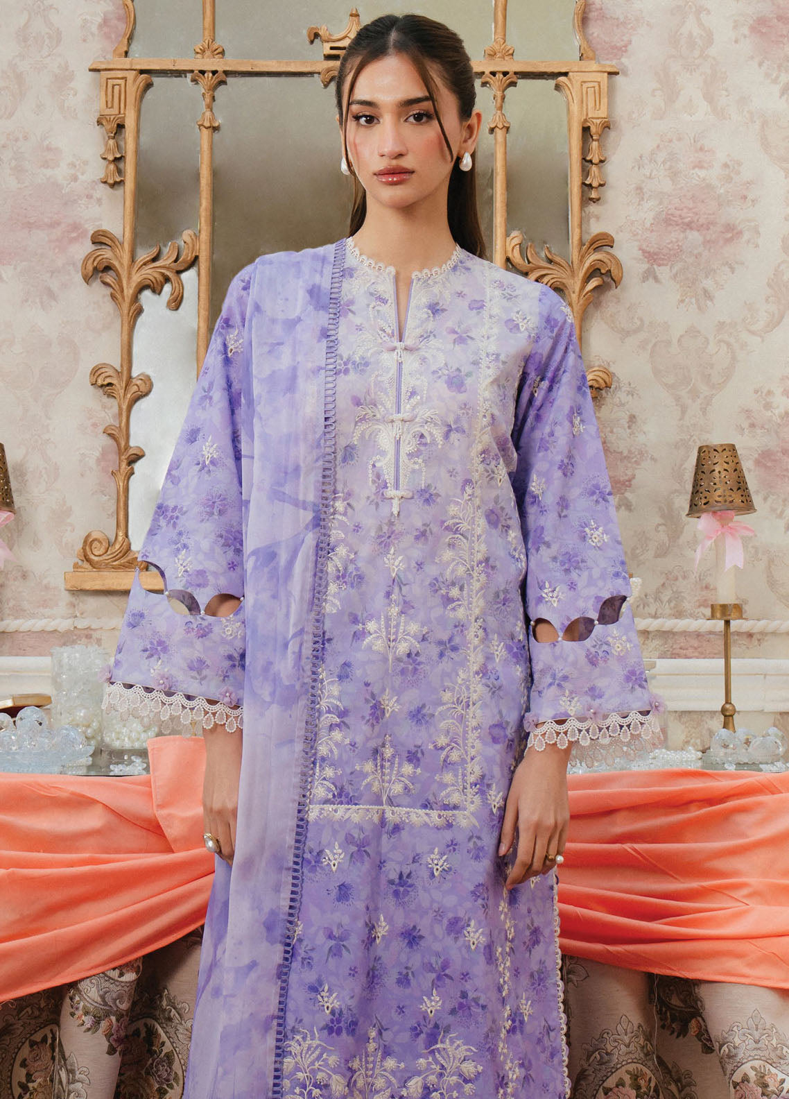 Ayzel by Afrozeh Armelia Printed Lawn Collection 2025 D-10 Delilah