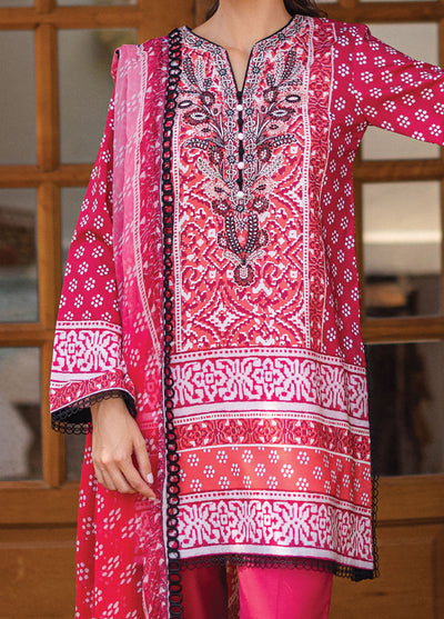 Azalea by Roheenaz Unstitched Lawn Collection 2024 Coral Cascade RNZ-06B