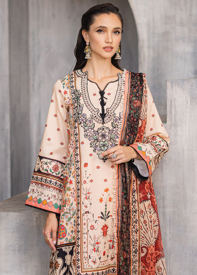 Azalea by Roheenaz Unstitched Lawn Collection 2024 Enchanting Eden RNZ-01B