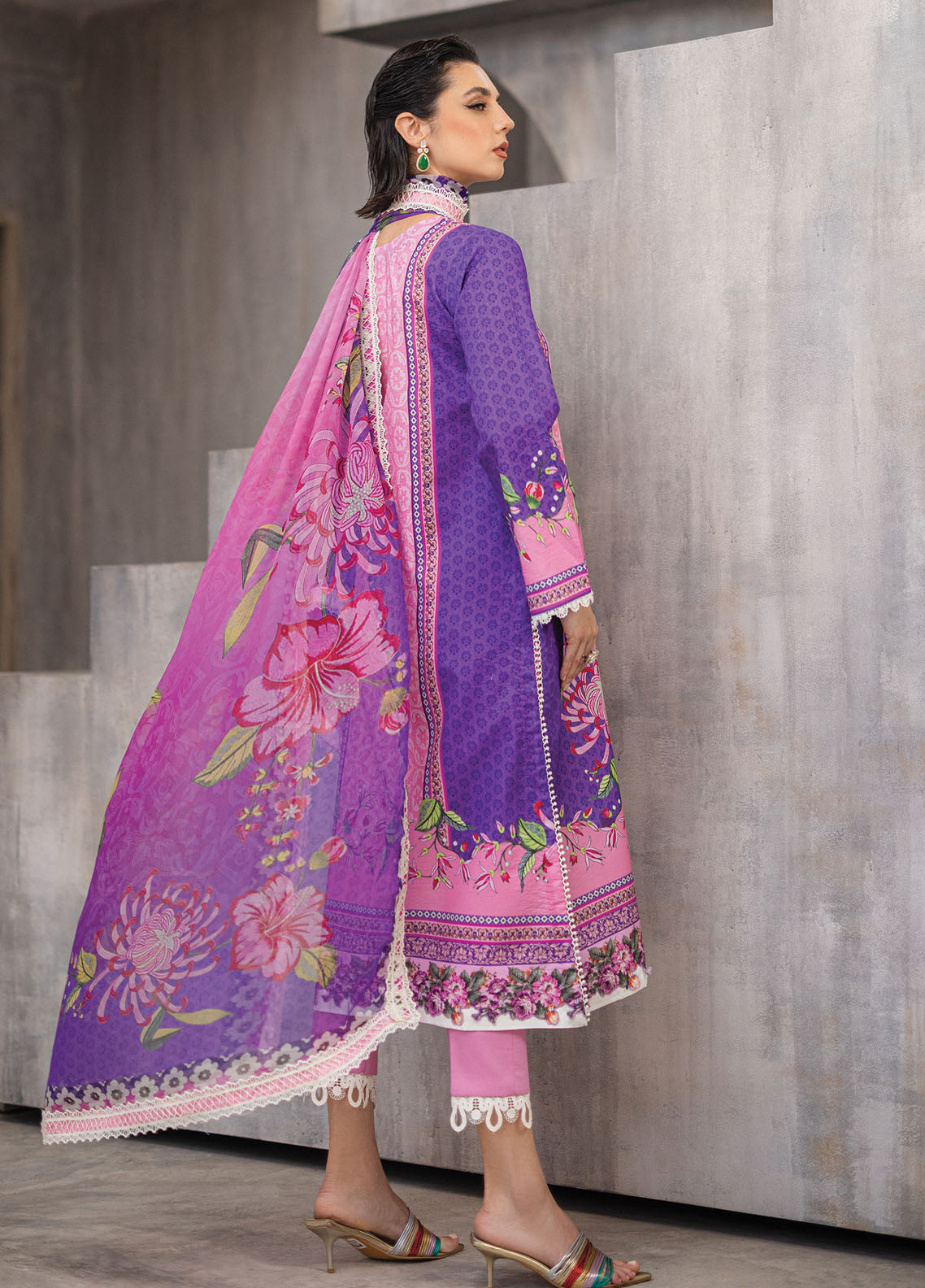 Azalea by Roheenaz Unstitched Lawn Collection 2024 Luxe Bloom RNZ-04B