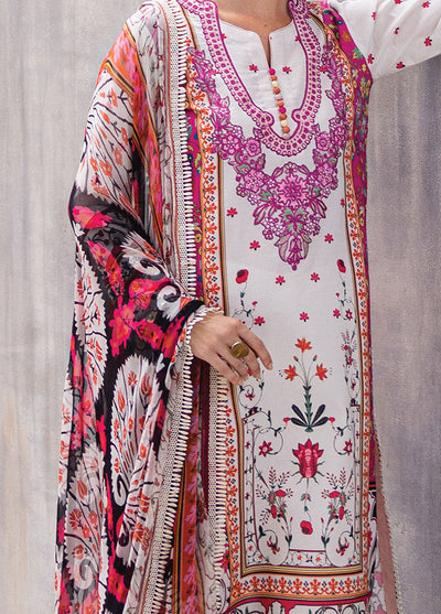 Azalea by Roheenaz Unstitched Lawn Collection 2024 Marigold Meadows RNZ-01A