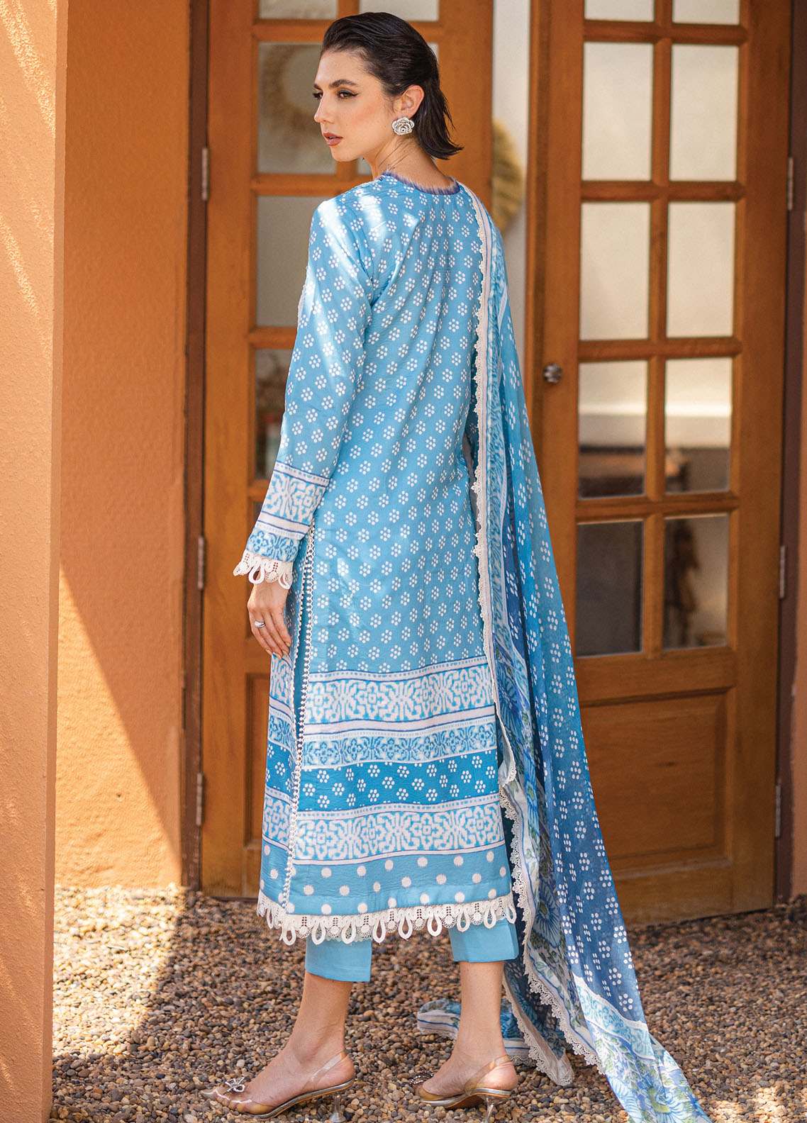 Azalea by Roheenaz Unstitched Lawn Collection 2024 Starlit Sky RNZ-06A