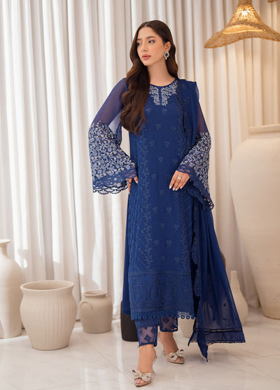 Azure Ensembles Unstitched Festive Collection 2024 Azure Breeze