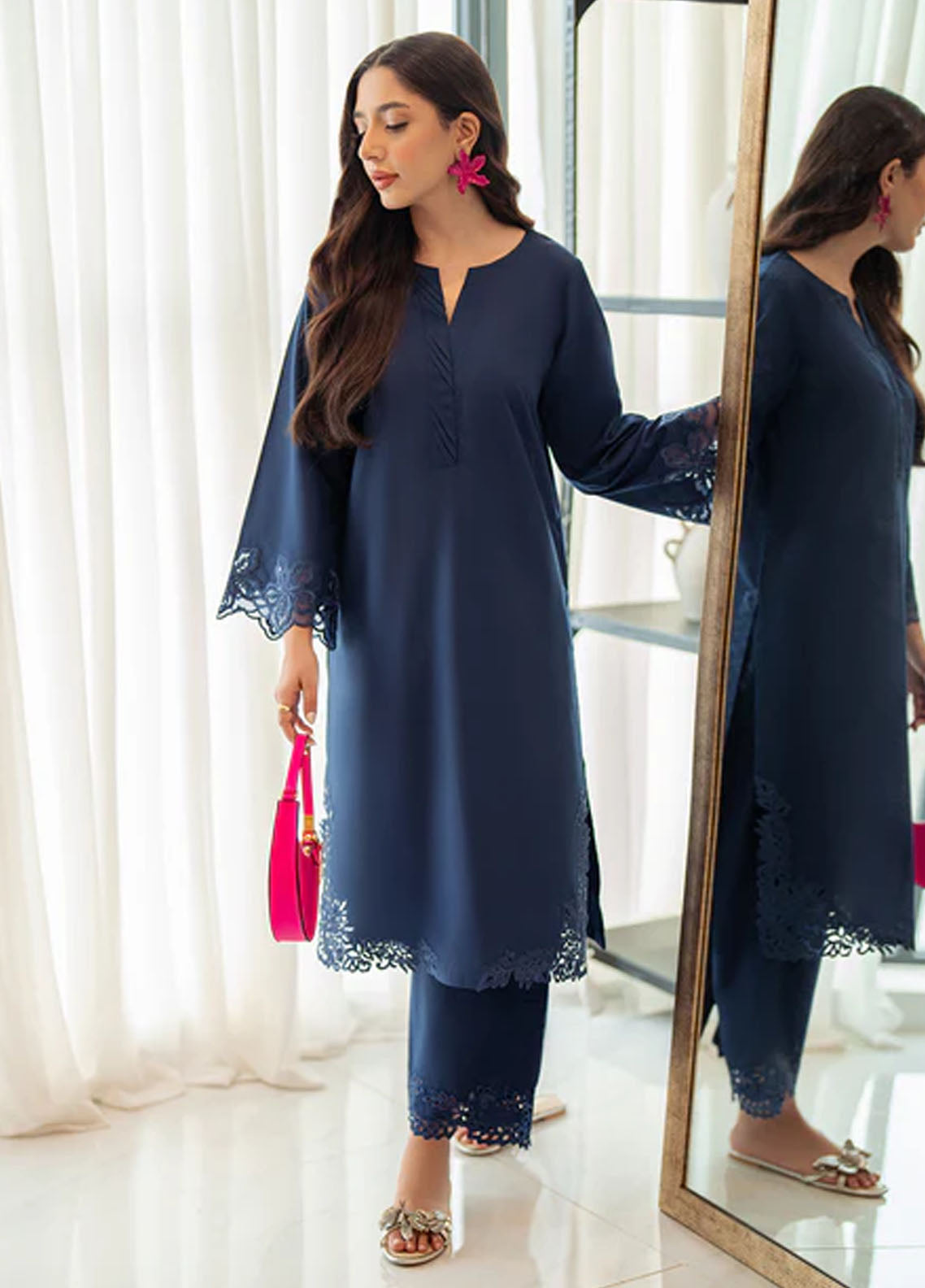 Azure Pret Casual Blended 2 Piece Suit Starlit Blue