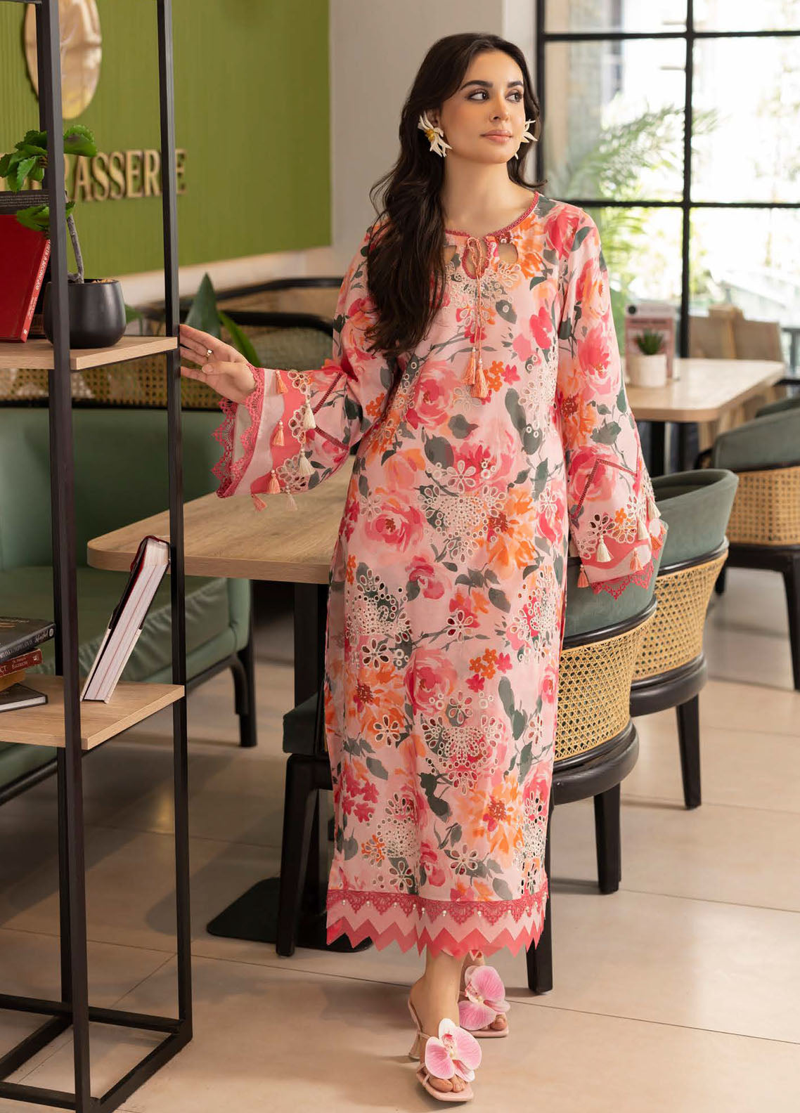 Ballerina by Nureh Embroidered Chikankari Suits Unstitched 2 Piece NU25BCE NU2-171