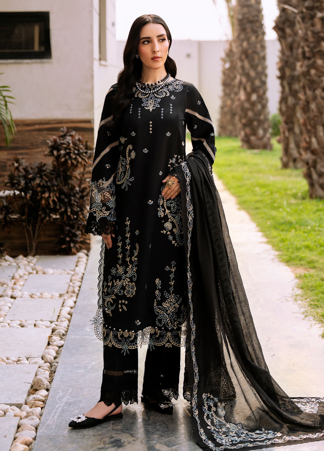 Bon Vivant by Florent Embroidered Lawn Suits Unstitched 3 Piece FL25BV FL-01