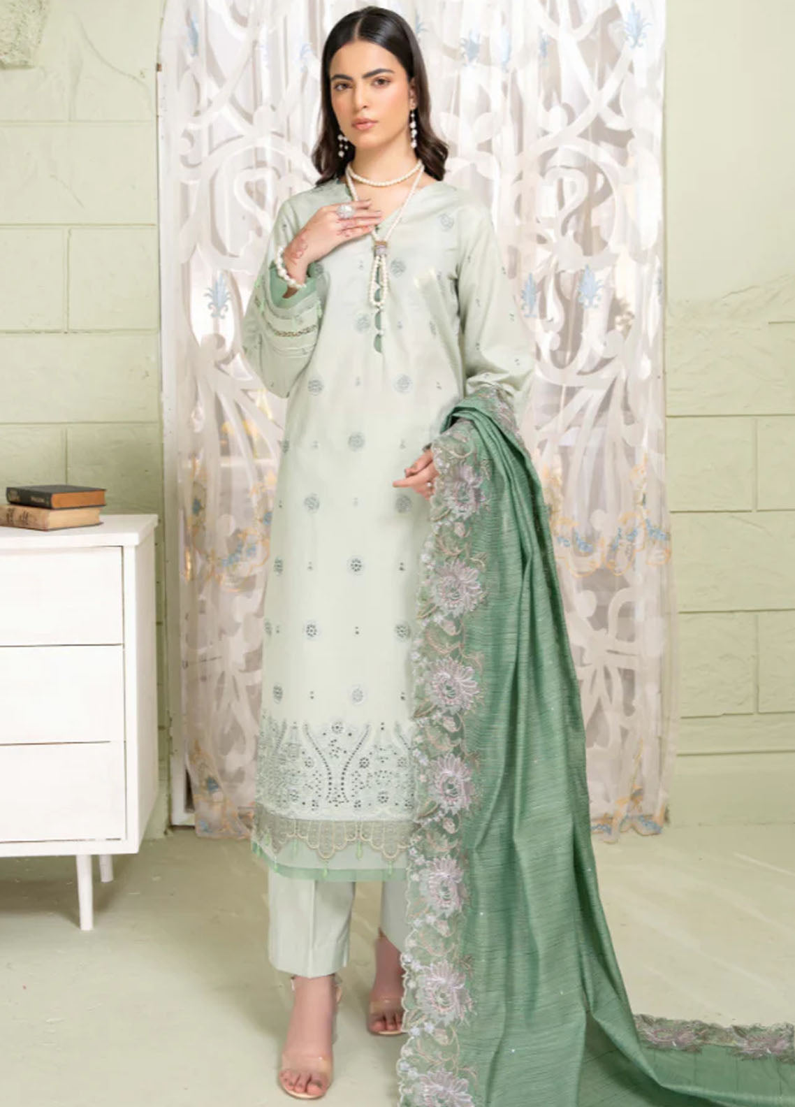 Baad e Baharan by Humdum Unstitched Lawn Collection 2024 D-05