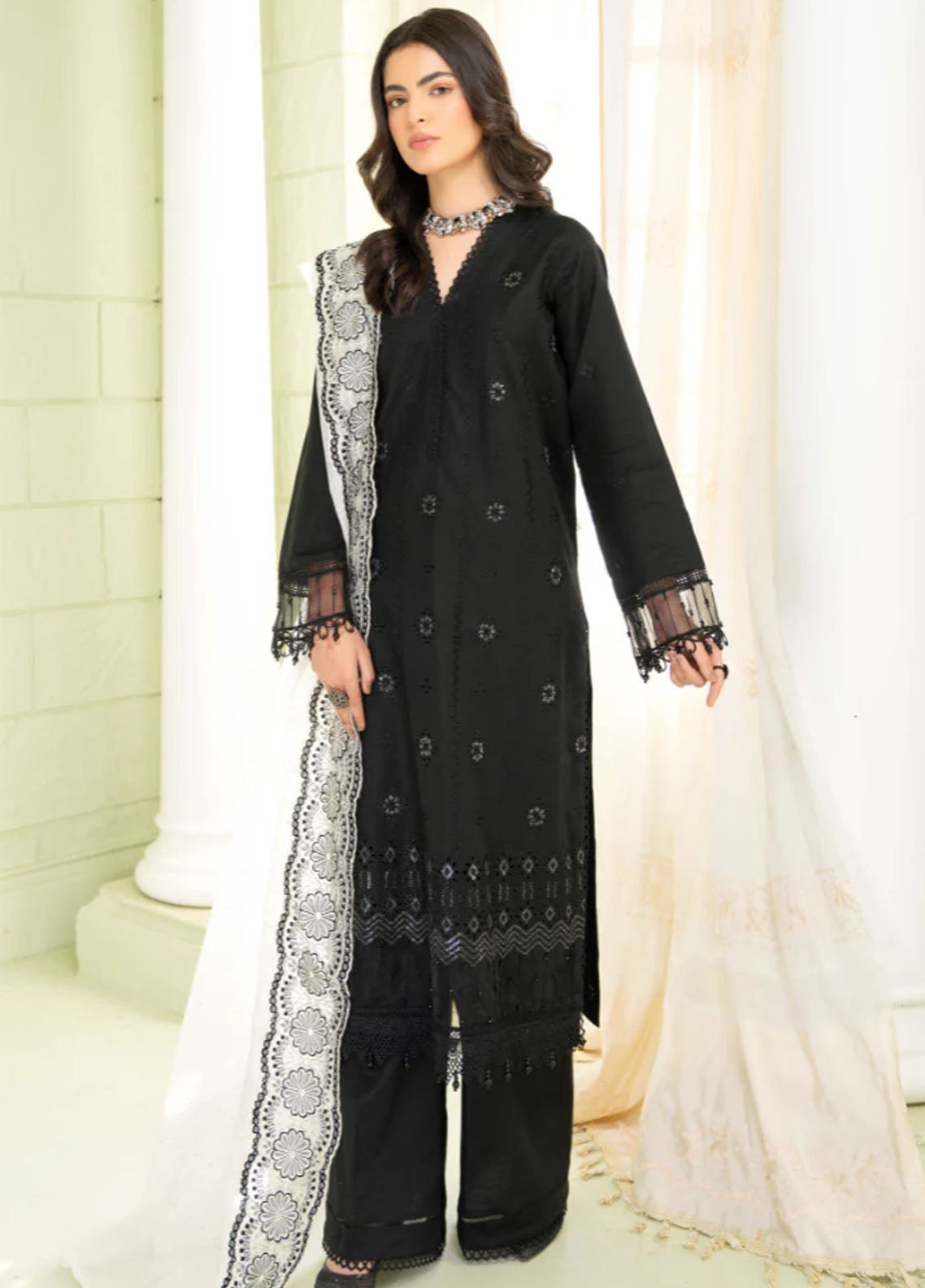 Baad e Baharan by Humdum Unstitched Lawn Collection 2024 D-06