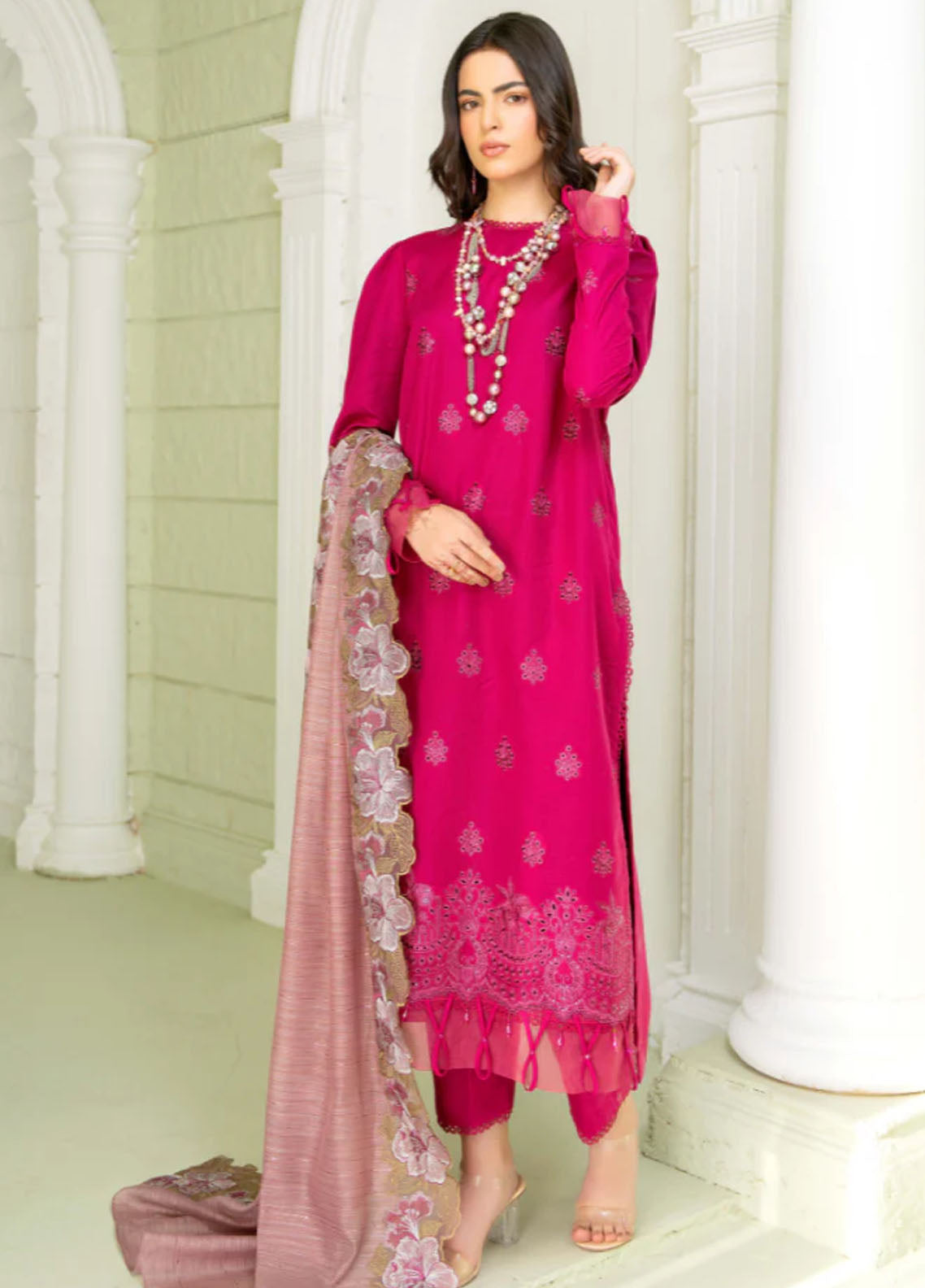Baad e Baharan by Humdum Unstitched Lawn Collection 2024 D-10