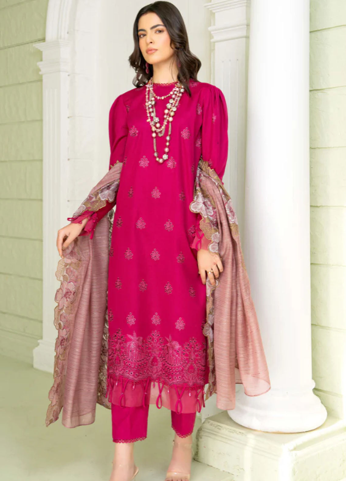 Baad e Baharan by Humdum Unstitched Lawn Collection 2024 D-10