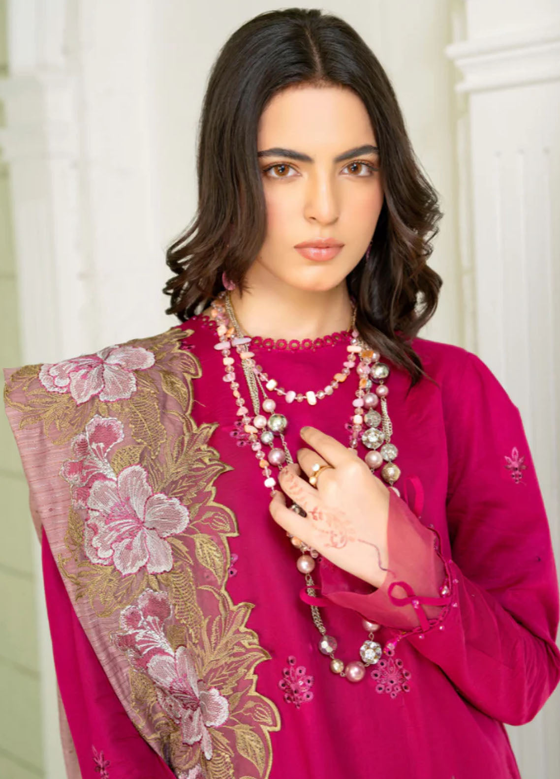 Baad e Baharan by Humdum Unstitched Lawn Collection 2024 D-10