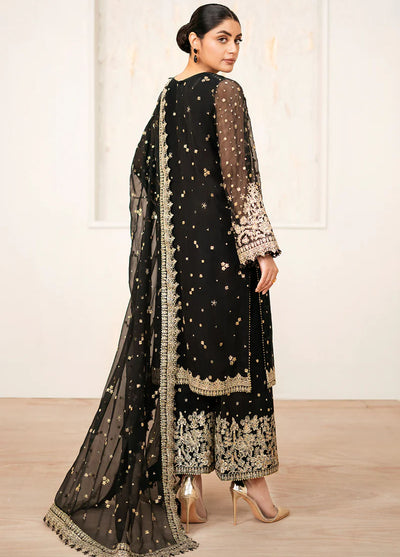 Baroque Embroidered Chiffon Suits Unstitched 3 Piece BQ25UF UF-4038